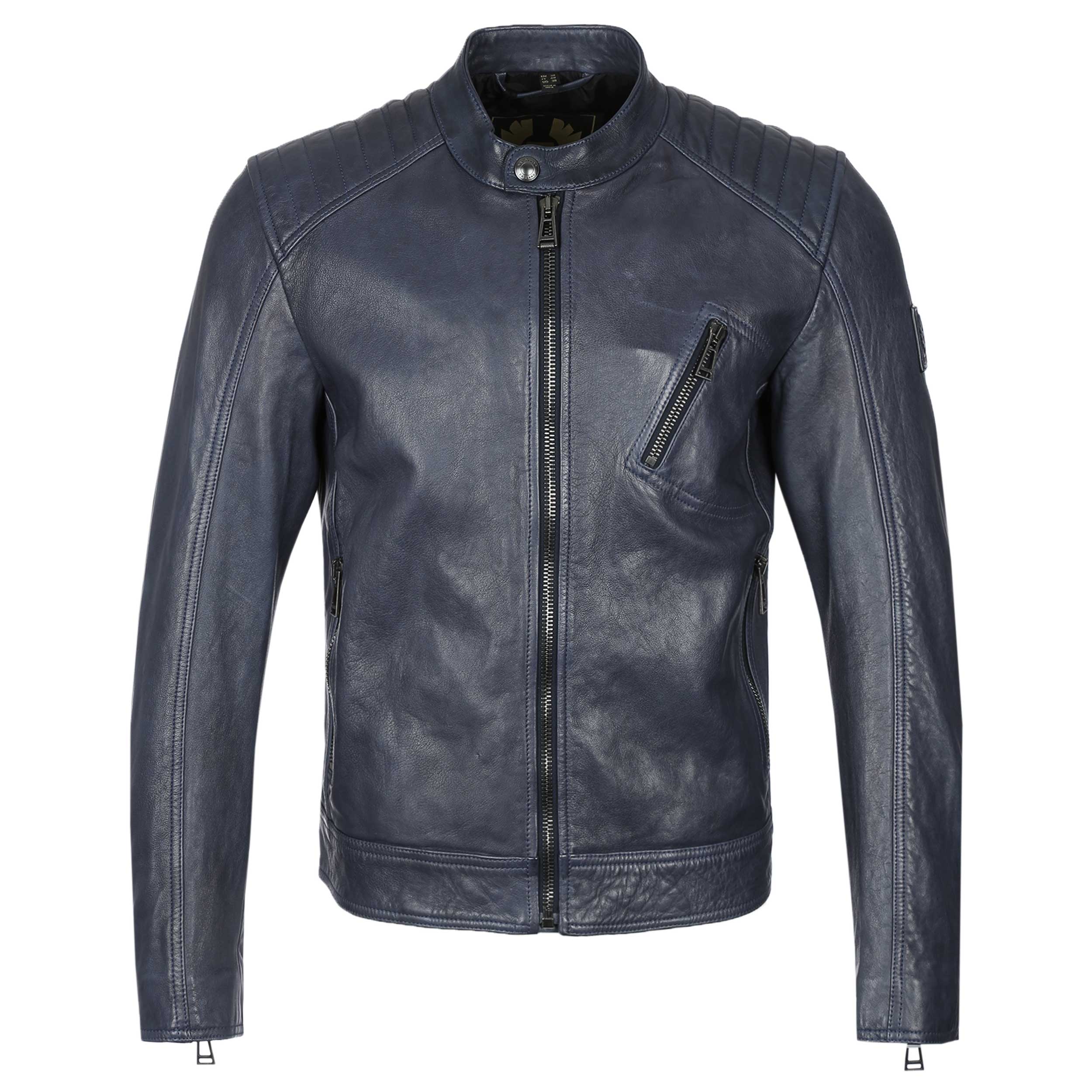 Belstaff V Racer Jacket In Insignia Blue 