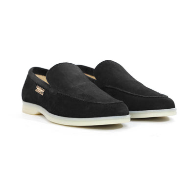 Android Homme Comporta Loafer in Black Suede Pair