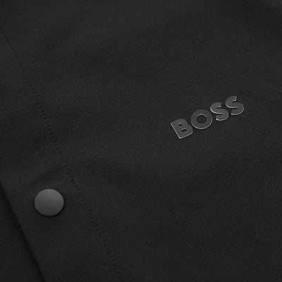 BOSS B Basin Tech L Overshirt in Black Logo