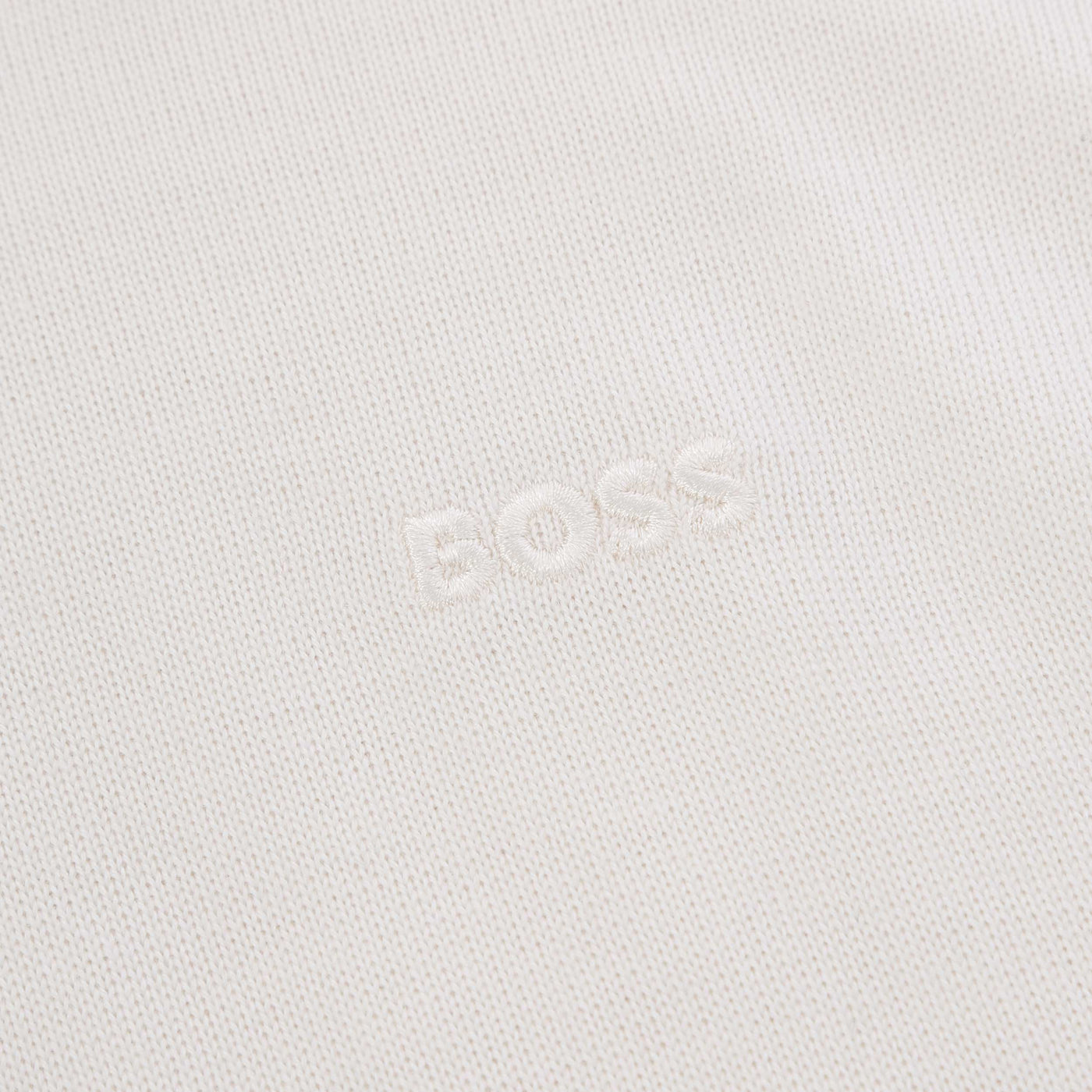 BOSS Botto L Knitwear in Open White Logo