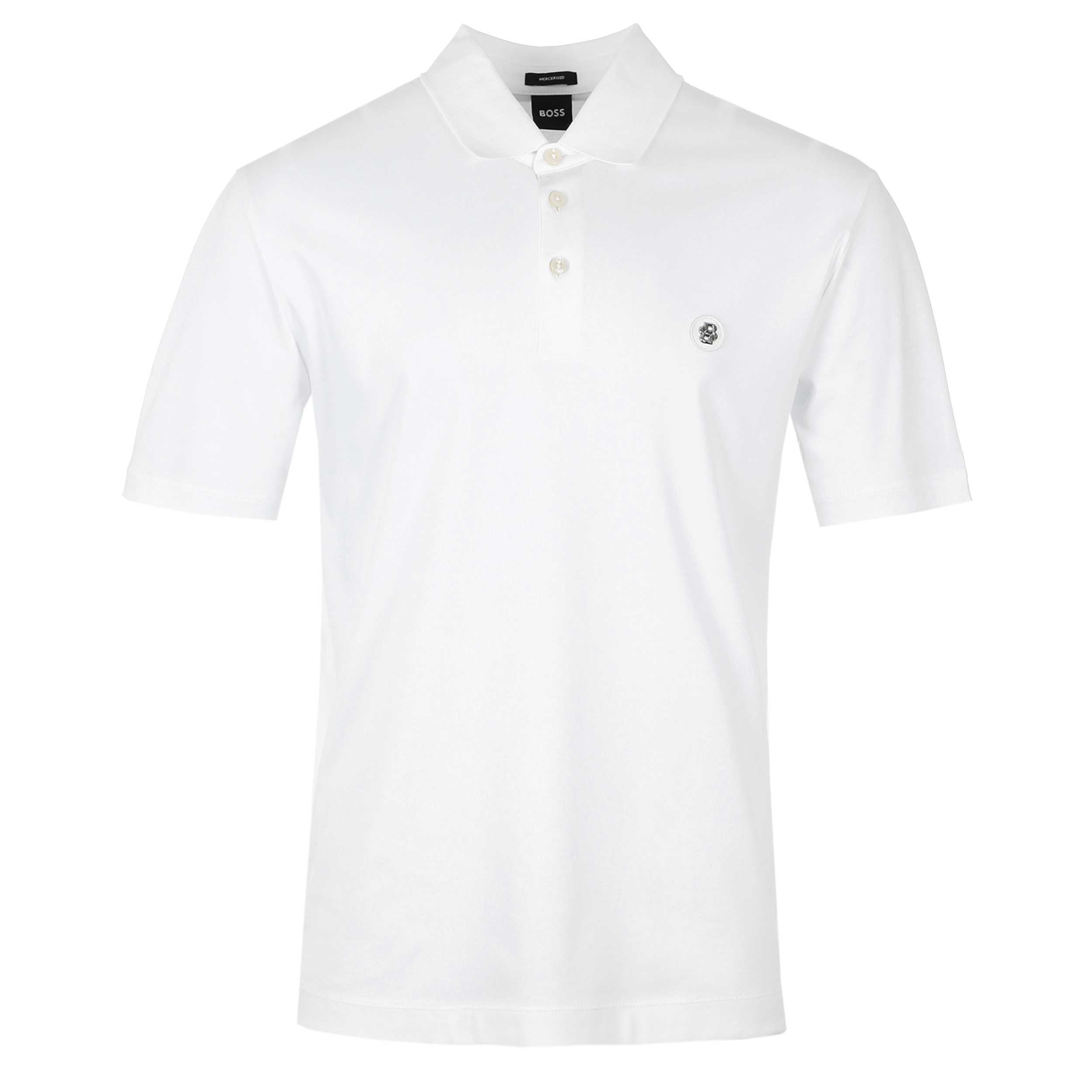 BOSS C Parris 01 Polo Shirt in White