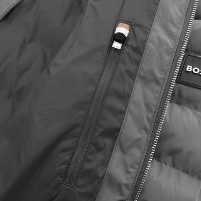 BOSS H Clanello Jacket in Medium Grey Inside Pocket