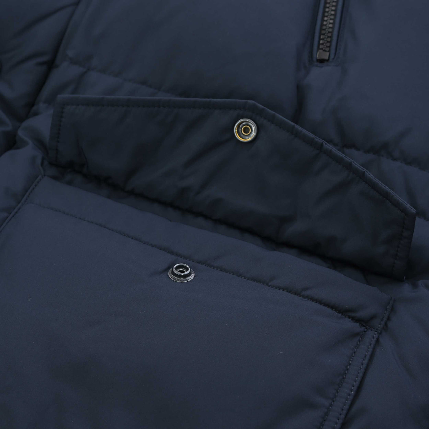 BOSS H Condolo2 Jacket in Dark Blue Press Stud Pocket