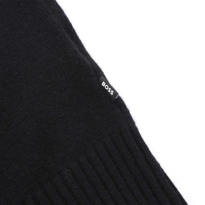 BOSS H Elasso Knitwear in Black Logo Tab