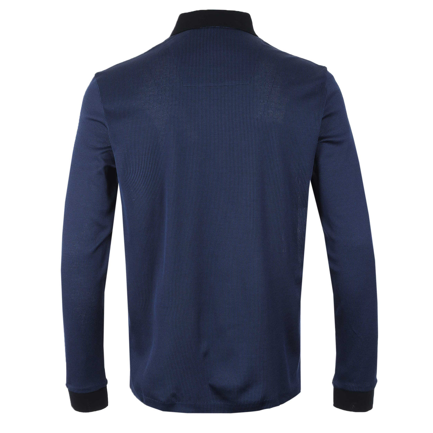 BOSS H Pado 431 LS Polo Shirt in Navy Back