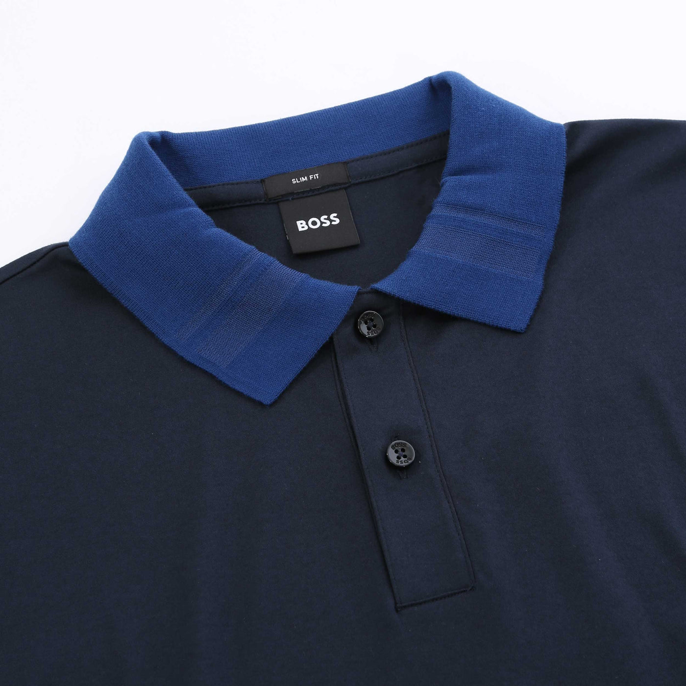 BOSS H Phillipson 117 Polo Shirt in Navy Placket