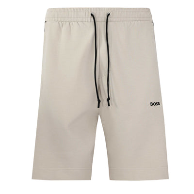 BOSS Headlo 1 Sweat Short in Light Beige