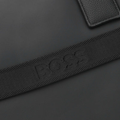 BOSS Jareth Doc Case Bag in Black Detail