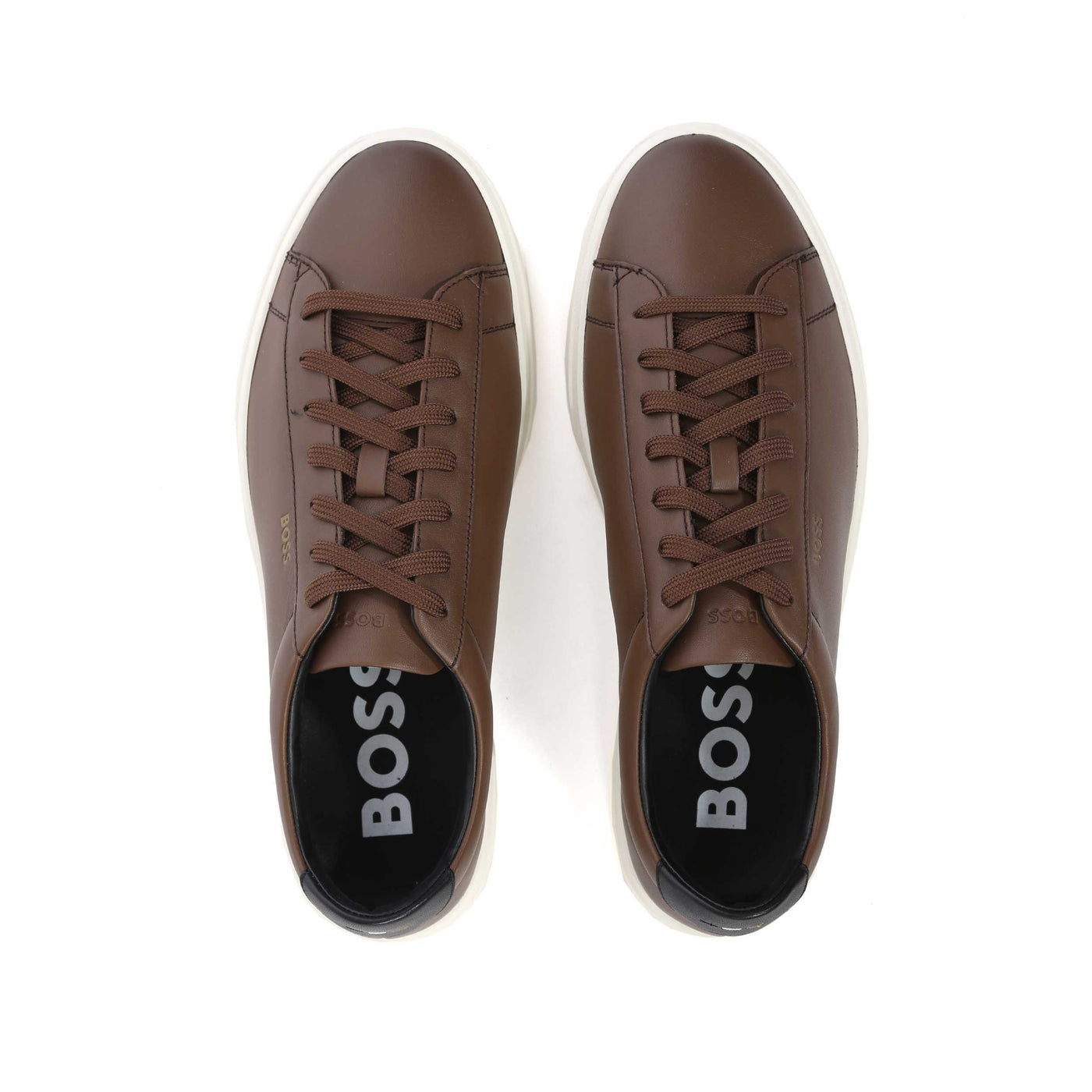 BOSS Kieran Tenn bu Trainer in Medium Brown Birdseye