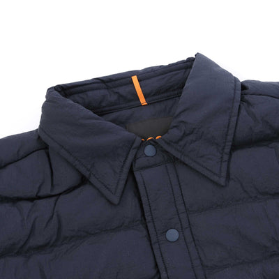 BOSS Lambizzo M Overshirt in Dark Blue