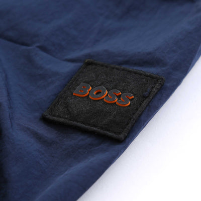 BOSS Leejay M Overshirt in Navy Logo