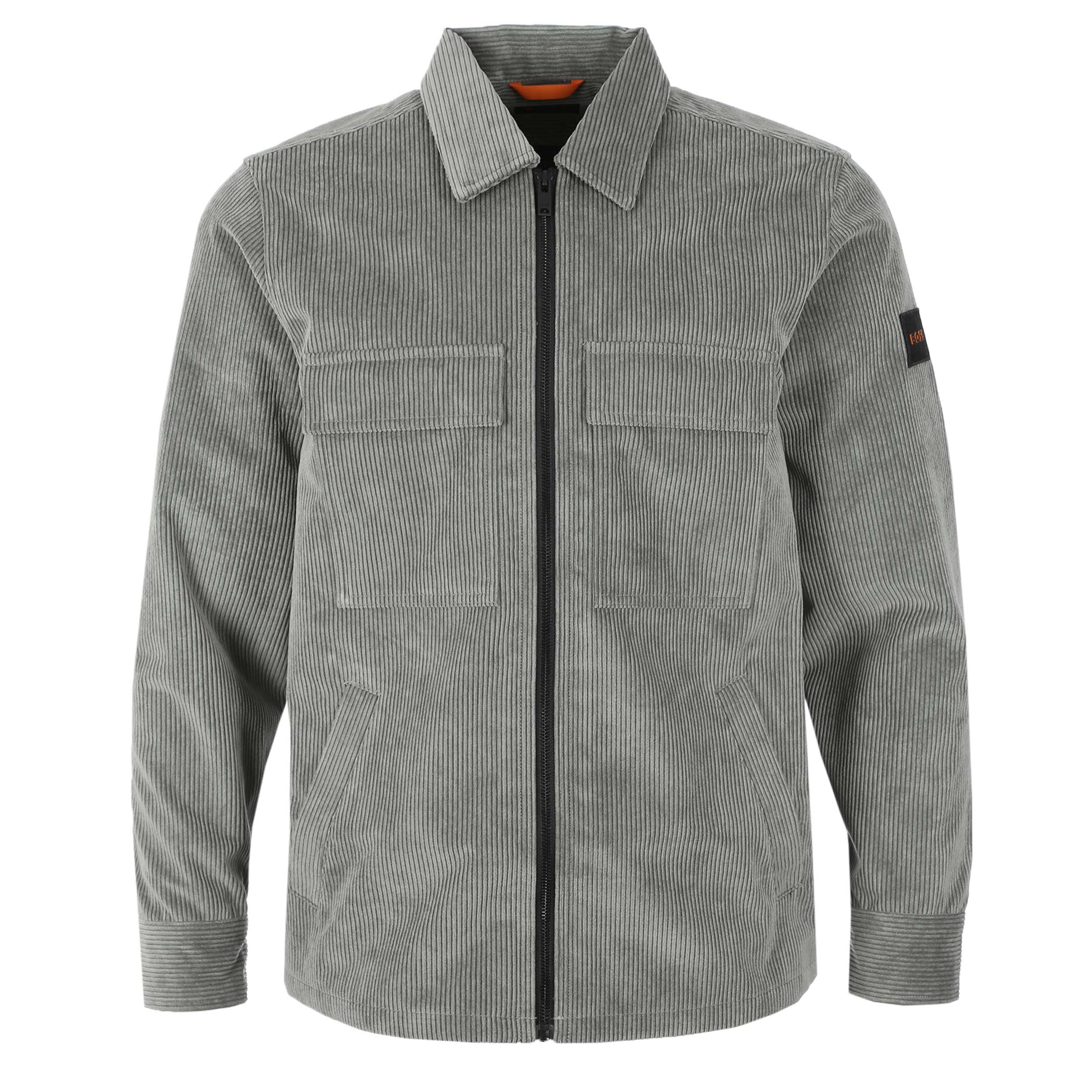 BOSS Lozzy M Overshirt in Open Grey