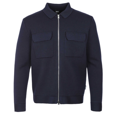 BOSS P Bellotto Knitwear in Dark Blue