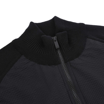 BOSS P Jiorge Knitwear in Black Collar