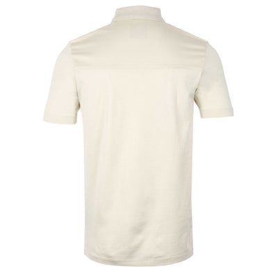 BOSS P Parlay 207 Polo Shirt in Open White Back