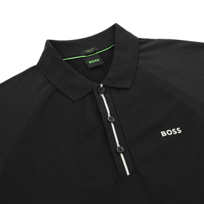 BOSS Paddy 2 Polo Shirt in Black Placket