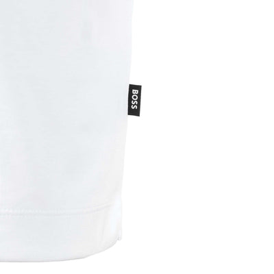 BOSS Paras 19 Polo Shirt in White Logo Tab