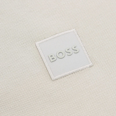 BOSS Passenger Polo Shirt in Light Beige Logo