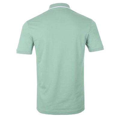 BOSS Passertip Polo Shirt in Pastel Green Back