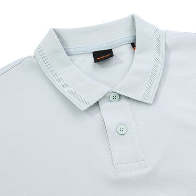 BOSS Pe Interlock Polo Shirt in Mint