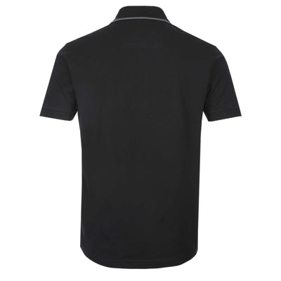 BOSS Philix Tape Polo Shirt in Black Back