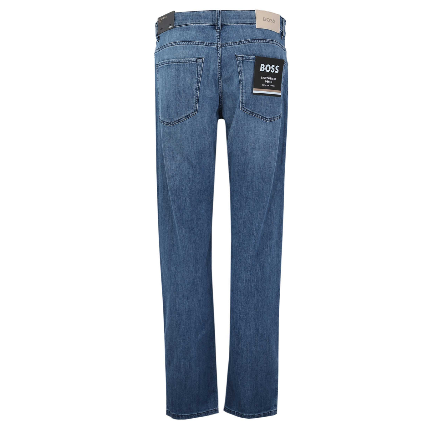 BOSS Re Maine Jean in Medium Blue Wash Back