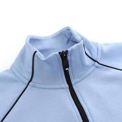 BOSS Skaz 1 Sweatshirt in Sky Blue Neck