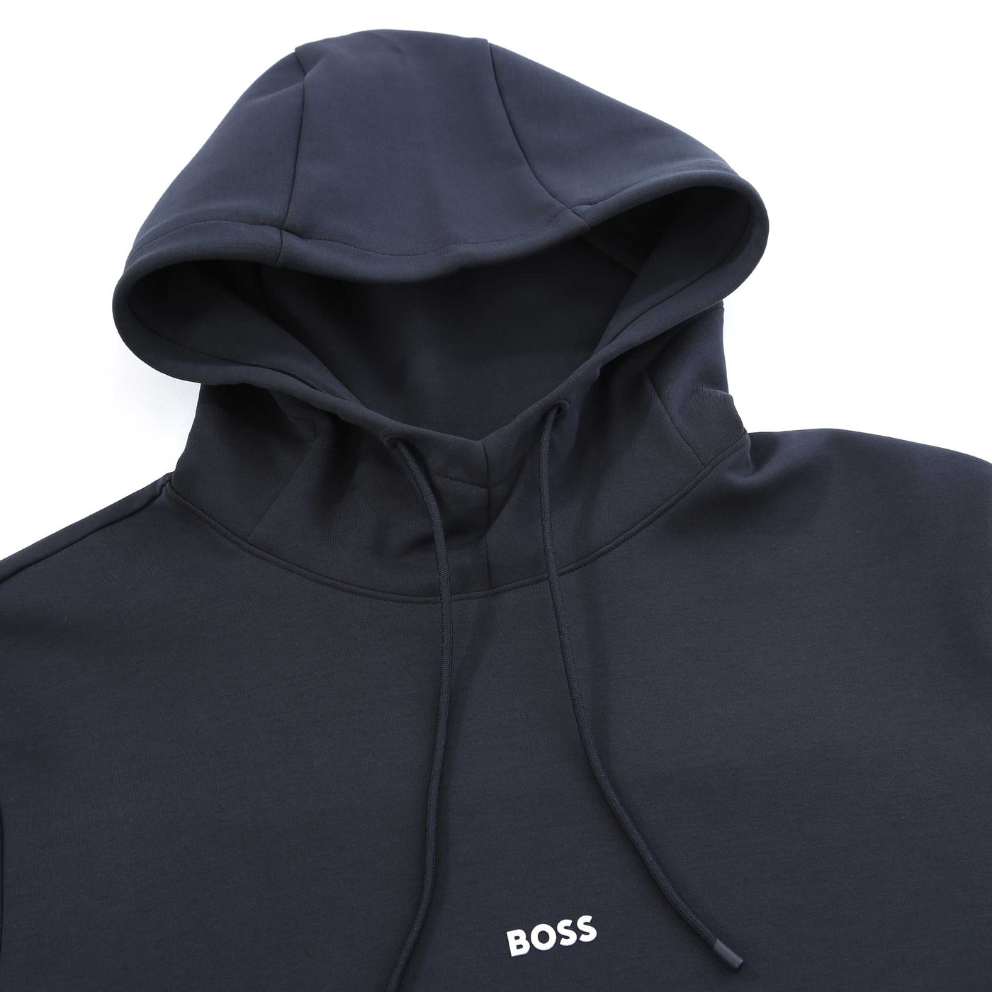 BOSS Soody 1 Hooded Sweat Top in Navy Hood