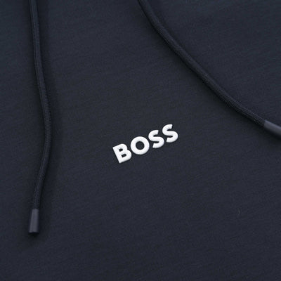 BOSS Soody 1 Hooded Sweat Top in Navy Logo