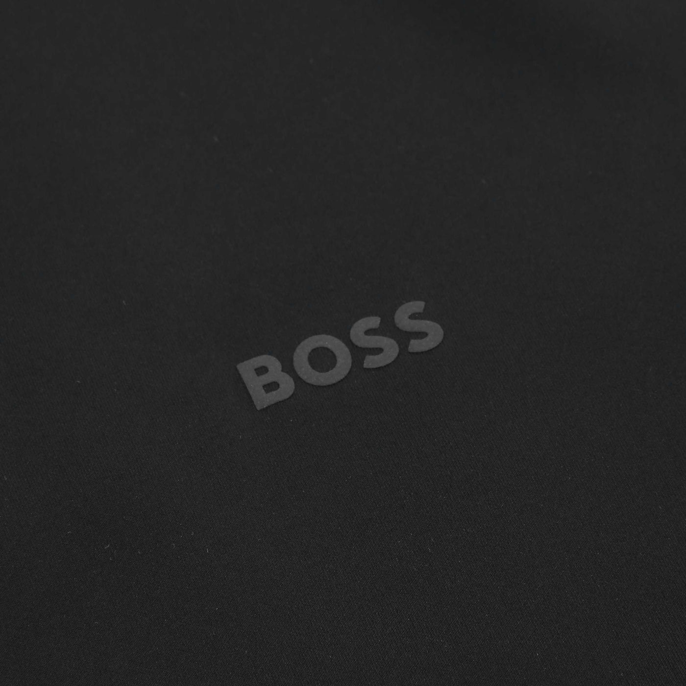 BOSS Sweat Active Zip Neck Sweatshirt in Black Logo