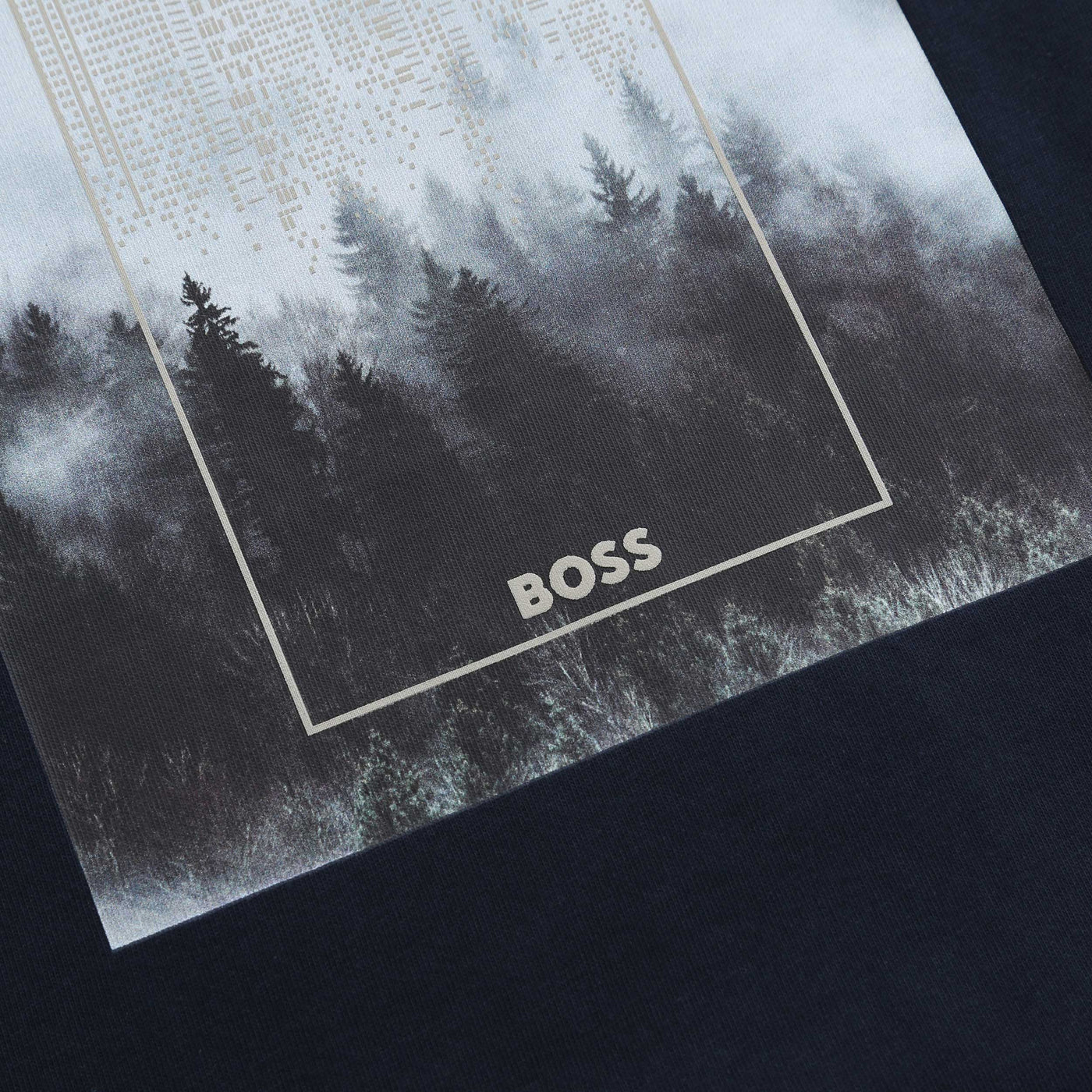 BOSS Te Forest T-Shirt in Navy Logo