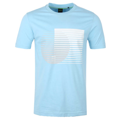 BOSS Tee 6 T Shirt in Sky Blue