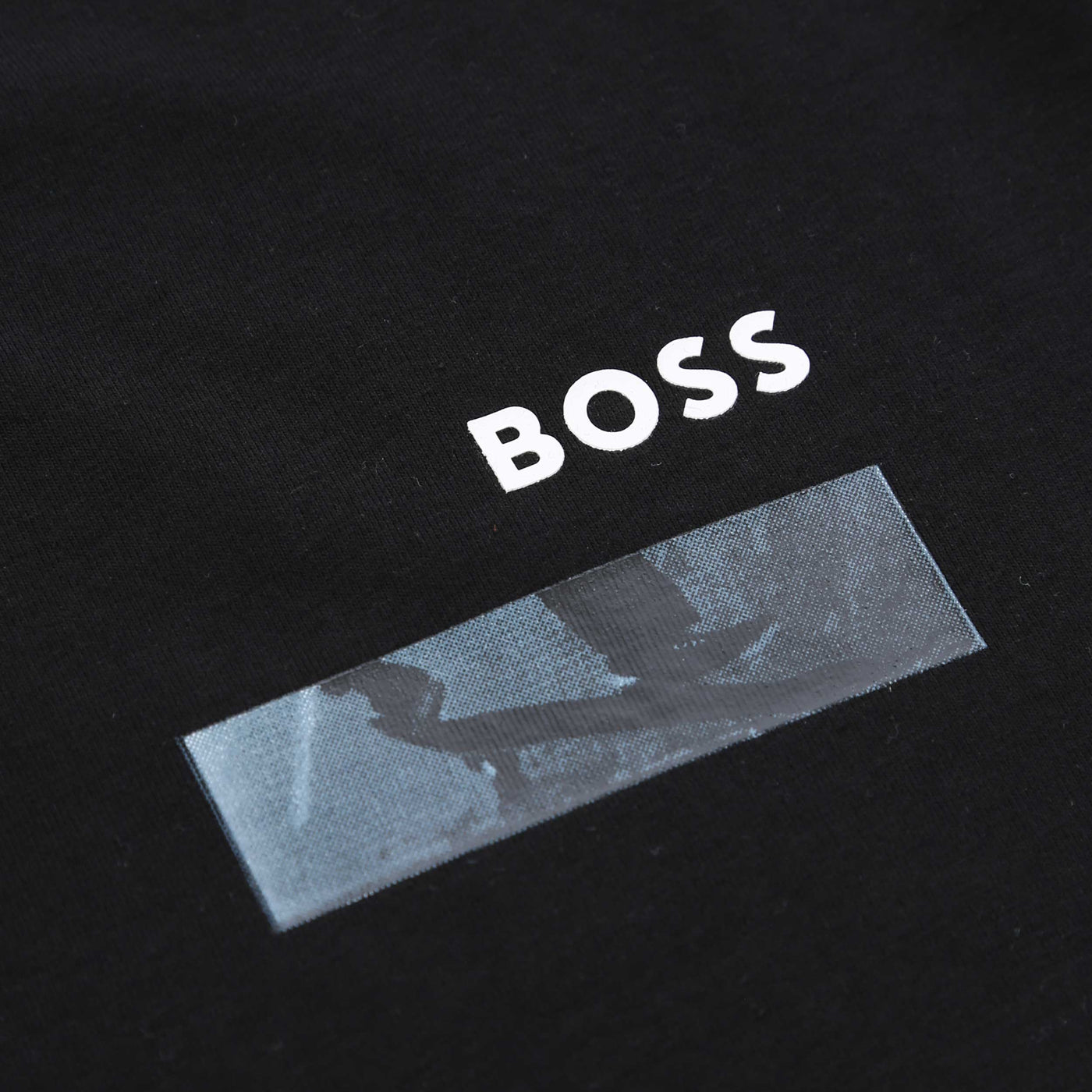 BOSS Tee 8 T Shirt in Black Logo