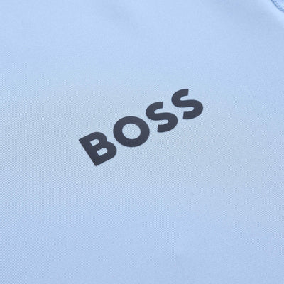 BOSS Tee MB 3 T Shirt in Sky Blue Logo