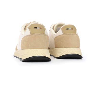 BOSS Titanium Runn sdnysi Trainer in Light Beige Heel