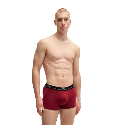 BOSS Trunk 5P Essential Underwear in Black Multi Model 2