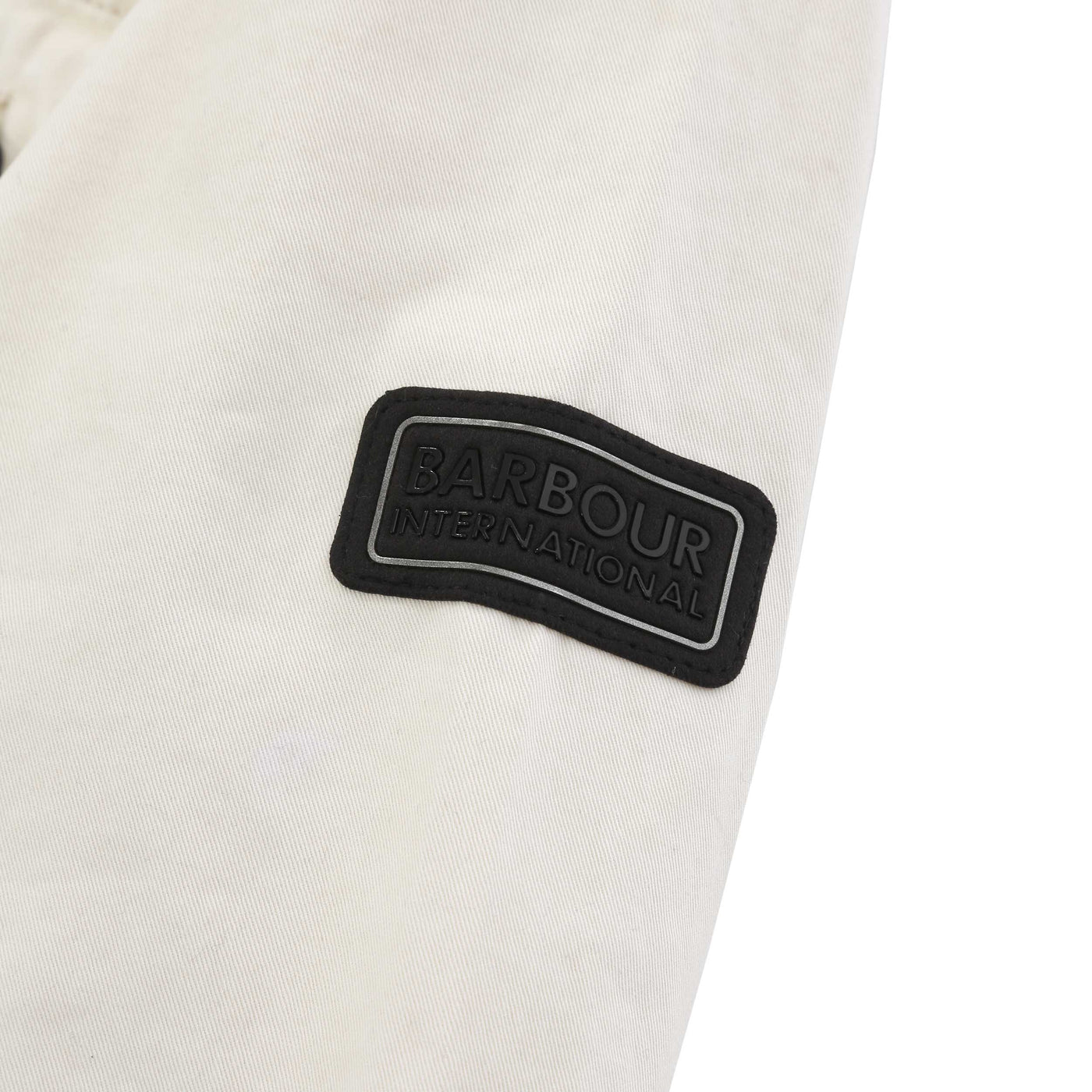 Barbour Arlo Overshirt in Whisper White Logo