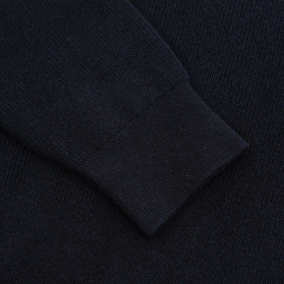 Barbour Crawley Knitwear in Navy Cuff