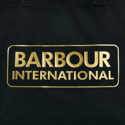 Barbour Essential Ladies Tote Bag in Black Logo