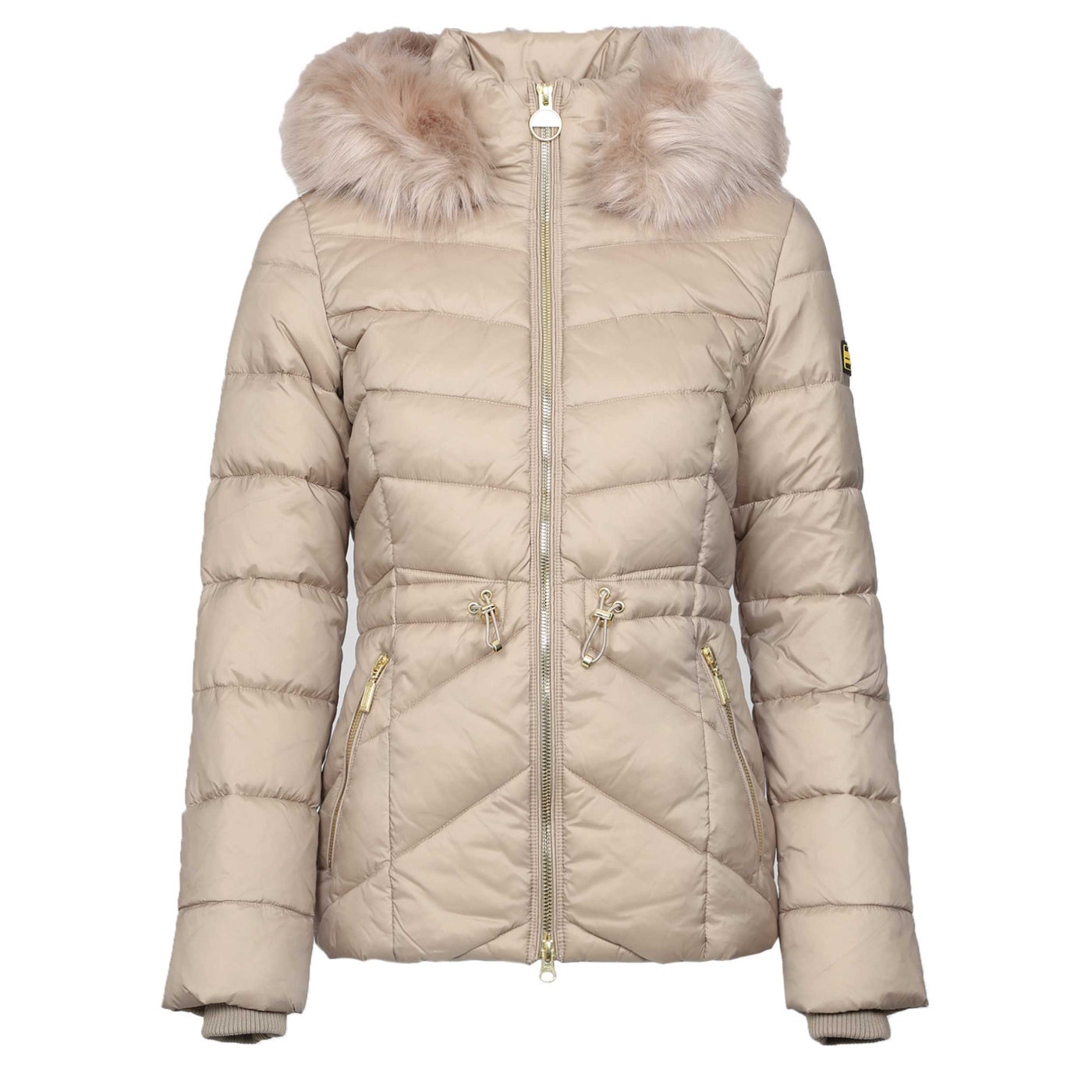 Barbour Island Ladies Quilted Jacket in Light Trench