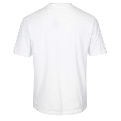 Barbour Nicholl SMQ Graphic T Shirt in White Back