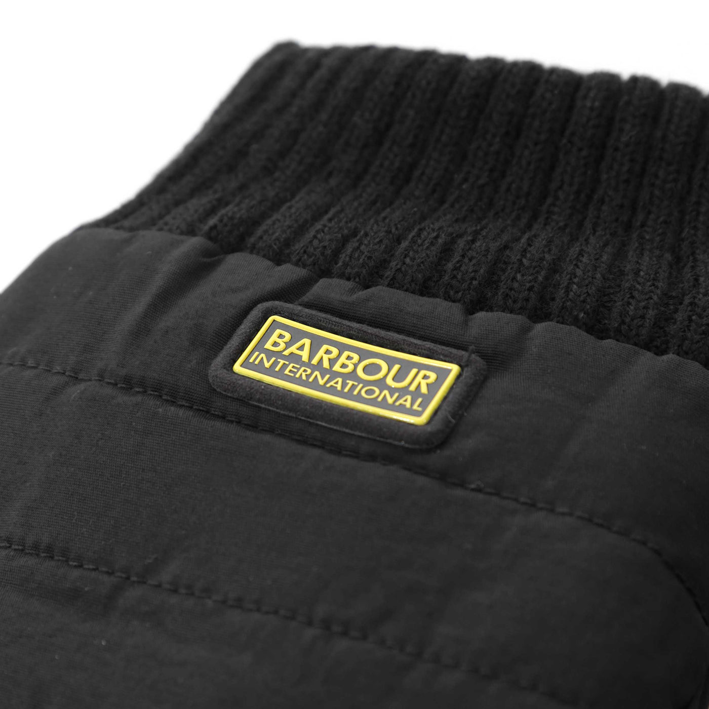 Barbour Peak Legacy Gloves in Black Logo