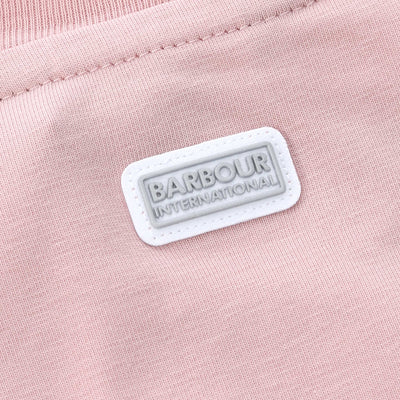 Barbour Priya Ladies Top in Pale Mauve Logo