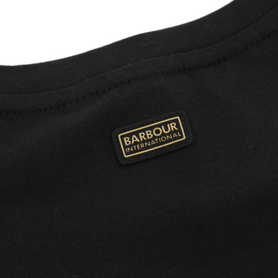 Barbour Soules Ladies T Shirt in Black Nape Logo