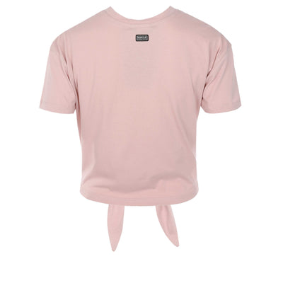 Barbour Soules Ladies T Shirt in Pale Mauve Back