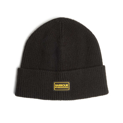 Barbour Sweeper Legacy Beanie & Scarf Gift Set in Black Hat