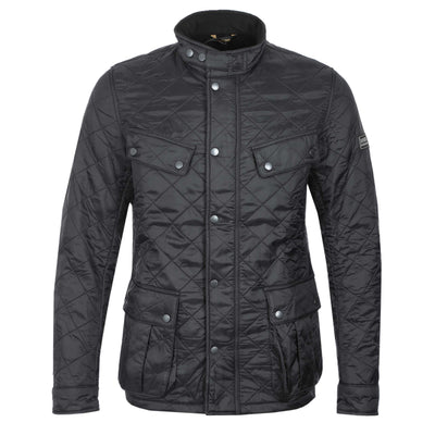 Barbour Tourer Ariel Polarquilt Jacket in Black