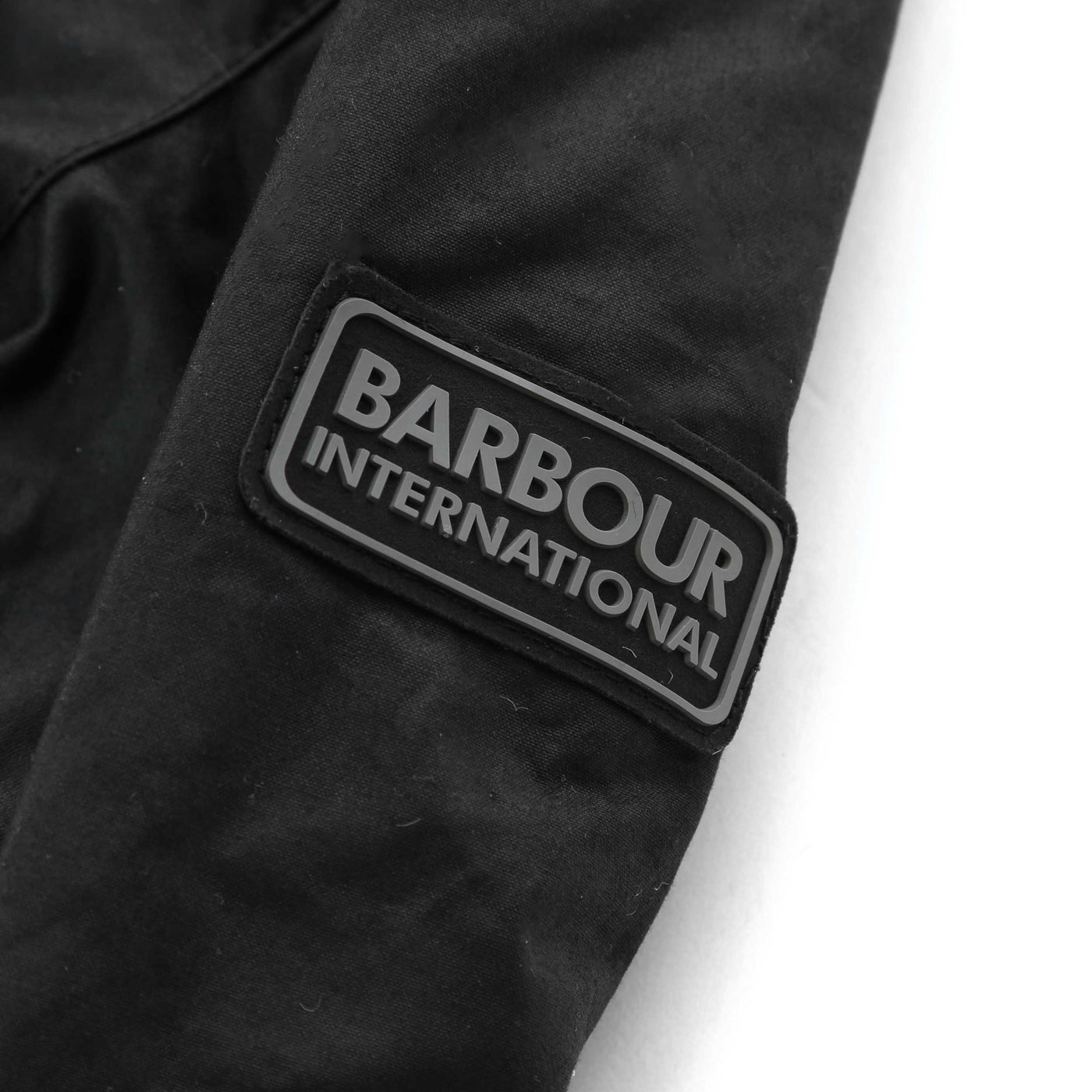 Barbour Tourer Duke Wax Jacket in Black Logo