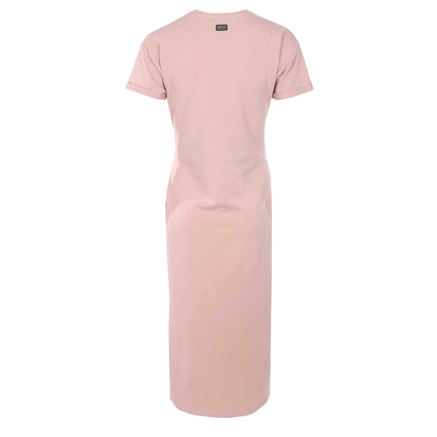 Barbour Whitson Midi Dress in Pale Mauve Back