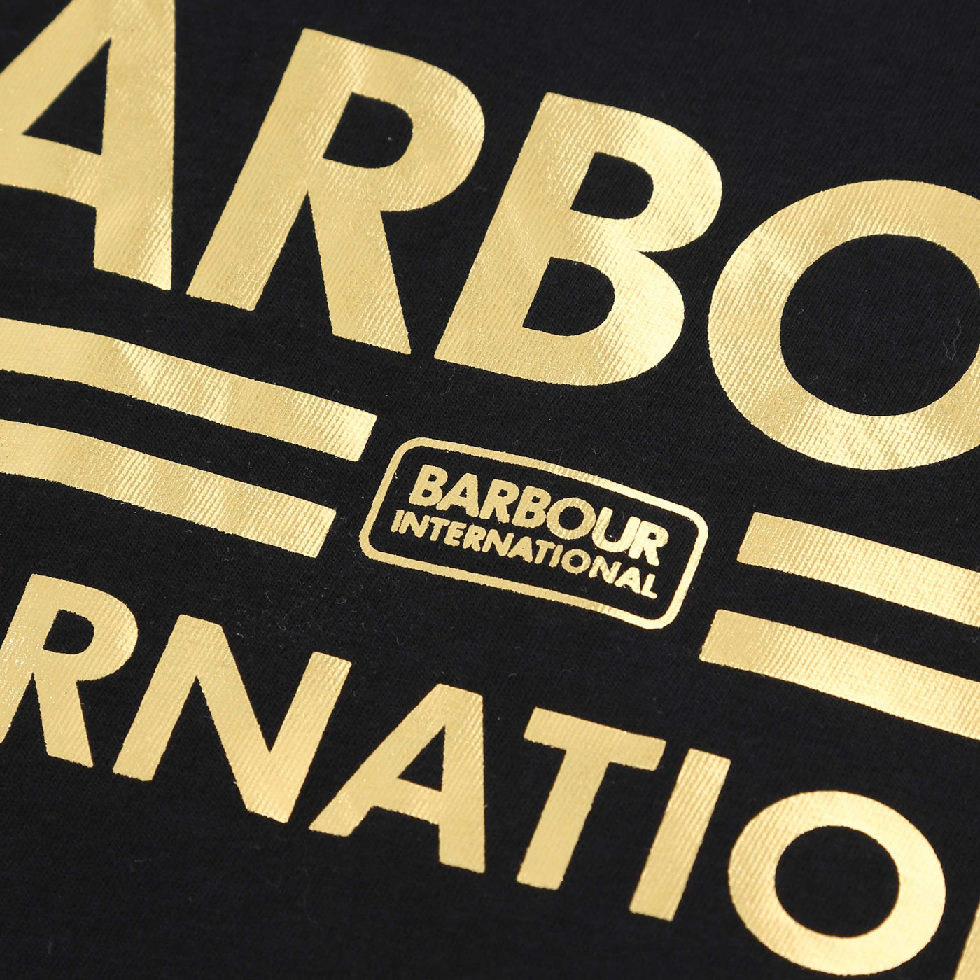 Barbour Originals Ladies T Shirt in Black Logo